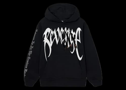 Revenge x City Morgue Arch Logo Claw Hoodie Black