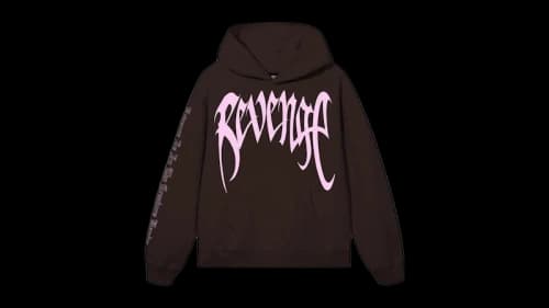 Revenge XXXTentacion Kill Hoodie Brown/Pink