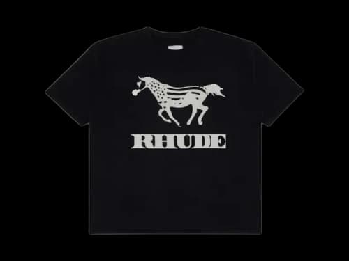 Rhude Dinero Tee Vintage Black