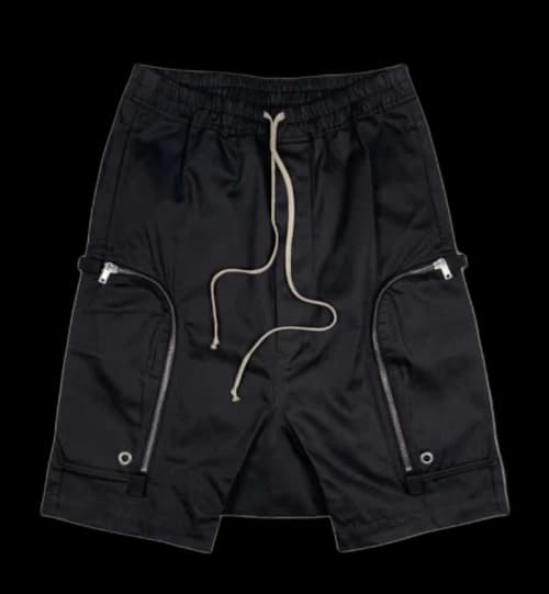 Rick Owens DRKSHDW Bauhaus Pods Shorts Black