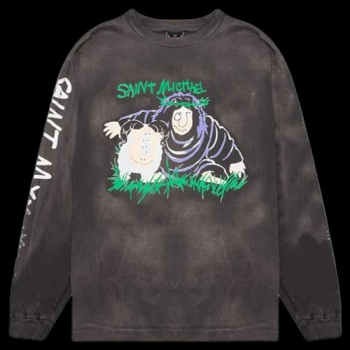Saint Michael Sheep Gorilla L/S T-shirt Black