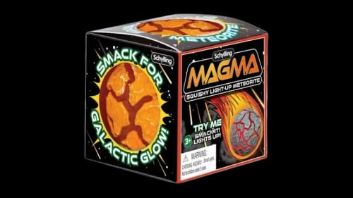 Schylling Magma Light Up Ball Orange