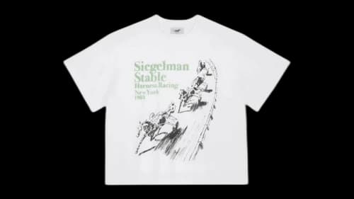 Siegelman Stable Harness Racing Graphic Boxy Tee White