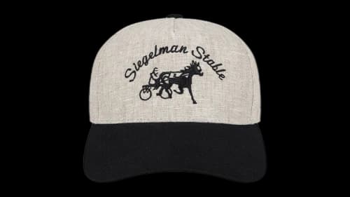 Siegelman Stable Stable Linen Hat Beige/Black