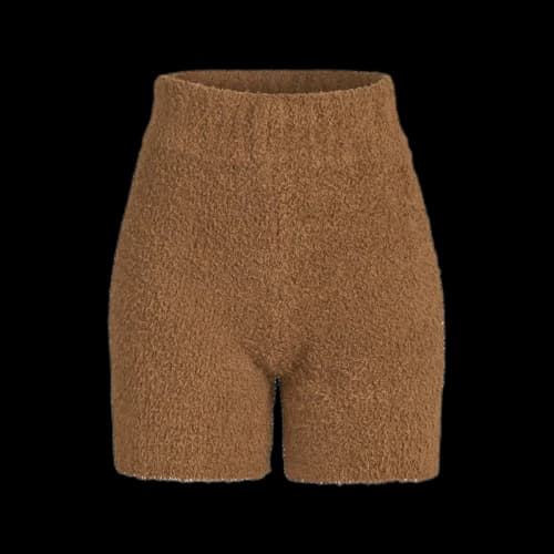 SKIMS Cozy Knit Short Camel