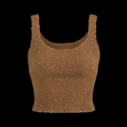 SKIMS Cozy Knit Tank Camel