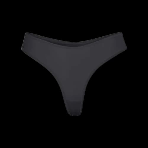 SKIMS Jelly Sheer Dipped Thong Onyx