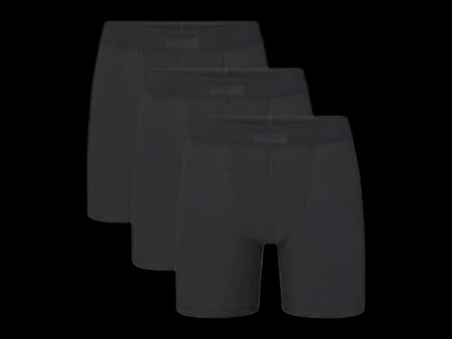 SKIMS Men's 5" Cotton Boxer Brief (3 Pack) Onyx