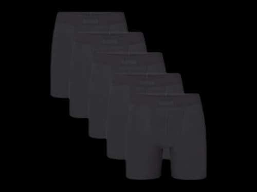SKIMS Men's 5" Cotton Boxer Brief (5 Pack) Onyx