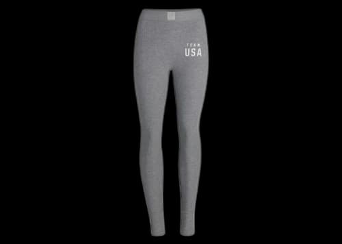 SKIMS Olympic Capsule Rib Legging Heather Grey