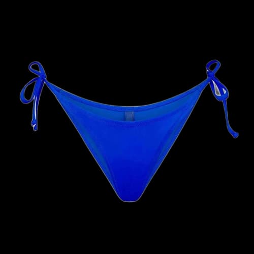 SKIMS Swim Dipped Tie Bottoms Cobalt