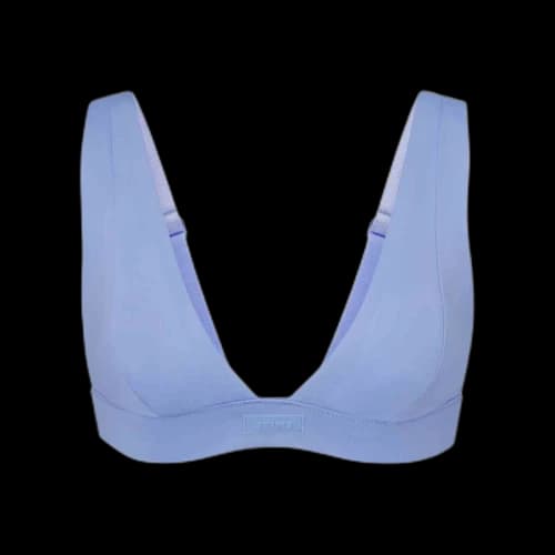 SKIMS Swim Plunge Bikini Top Periwinkle