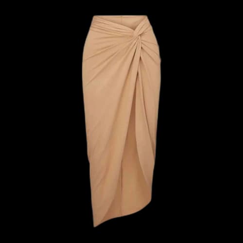 SKIMS Swim Sarong Skirt Ochre