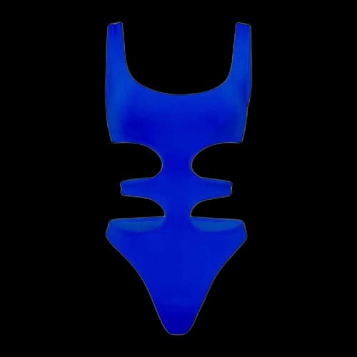 SKIMS Swim Tank Monokini Cobalt