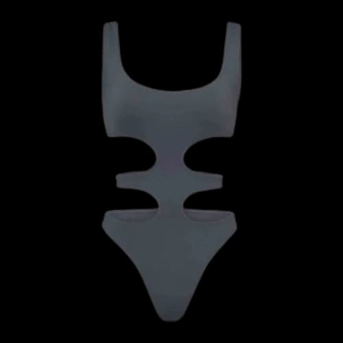 SKIMS Swim Tank Monokini Gunmetal