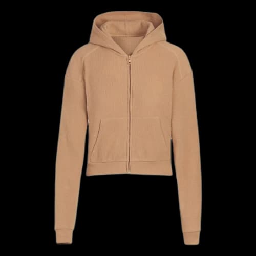 SKIMS Waffle Hoodie Ochre