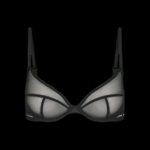 SKIMS x Dolce&Gabbana Ultra Fine Mesh Demi Bra Onyx