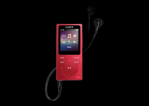 Sony Walkman MP3 Digital Music Player 8GB NWE394/R Red