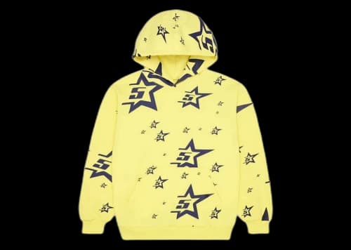 Sp5der 5Star Hoodie Yellow