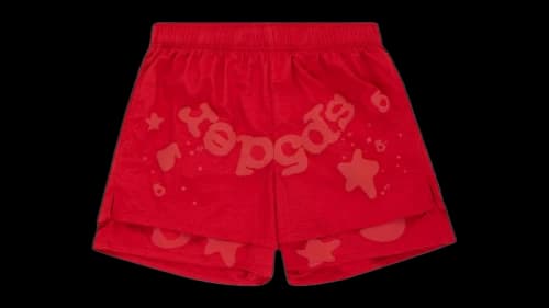 Sp5der Beluga Double Layer Short Red