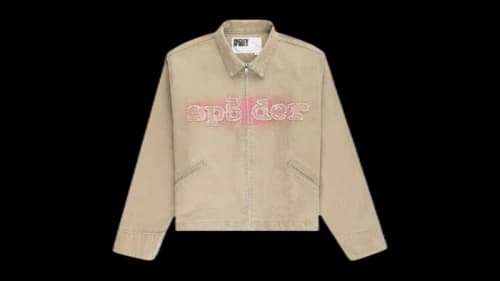 Sp5der Canvas Work Jacket Tan