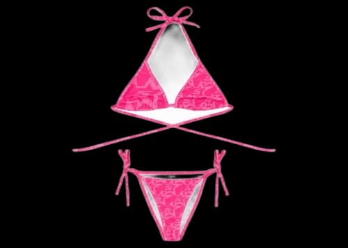 Sp5der Five Star Bikini Pink