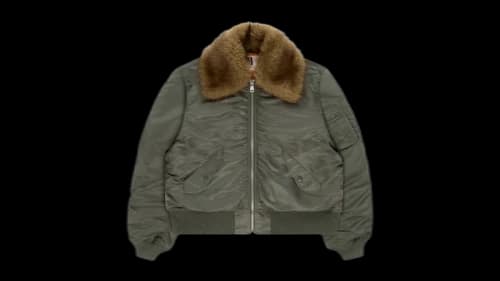 Sp5der Flight Jacket Army Green