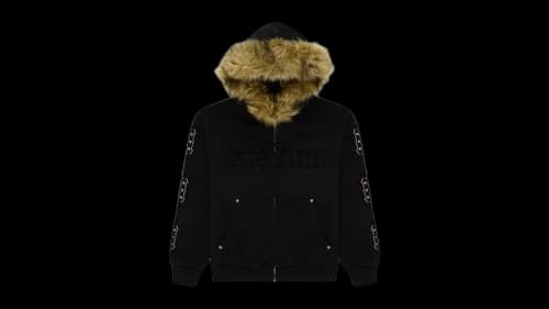 Sp5der Garibaldi Zip Up Black