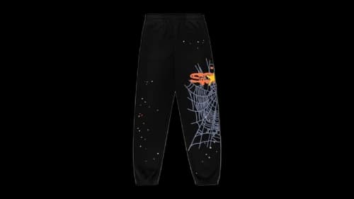Sp5der Heavy Web Sweatpant Black