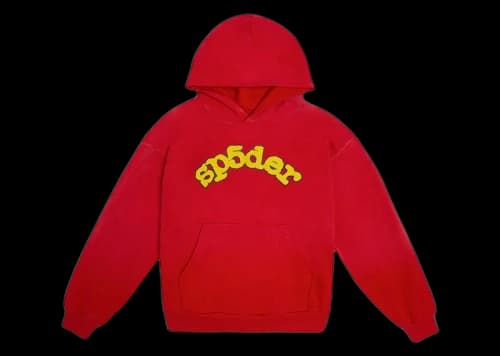 Sp5der OG Logo Hoodie Red