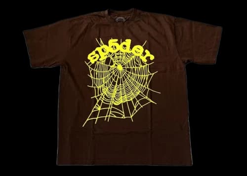 Sp5der OG Web Tee Brown