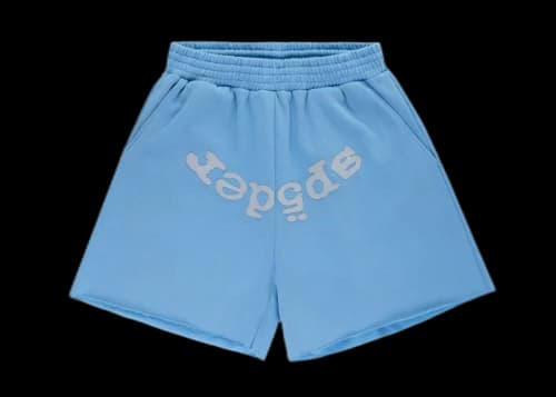 Sp5der OG Web V2 Sweatshort Dusty Blue