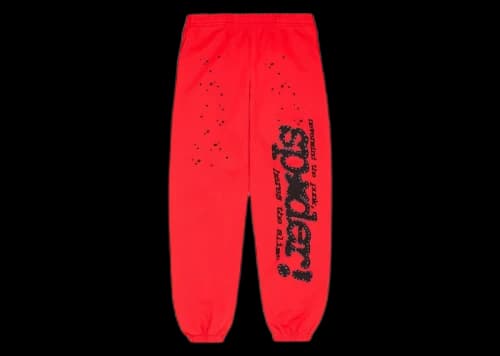 Sp5der P*NK V2 Sweatpant Red