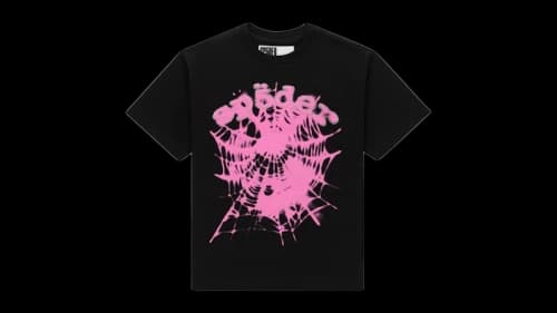 Sp5der Scattered OG Web V2 Tee Black