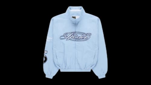 Sp5der Script Warm Up Jacket Rock Blue