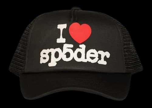 Sp5der Souvenir Trucker Black