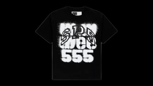 Sp5der Sp555 Tee Black