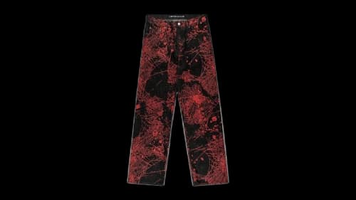 Sp5der V2 Web Denim Pant Black