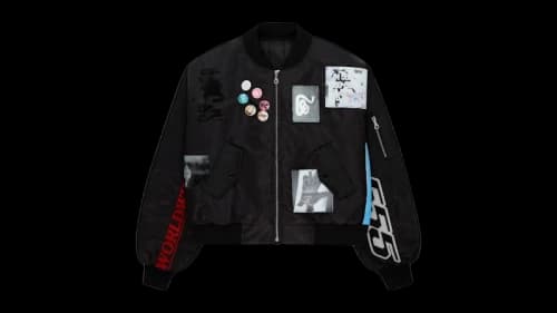 Sp5der Vet Bomber Jacket Black