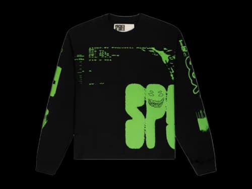 Sp5der X-Ray L/S Tee Black