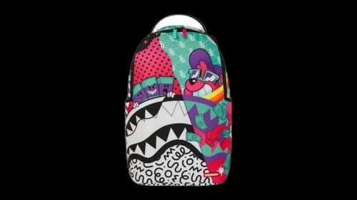 Sprayground Cash Creative Backpack Multicolor