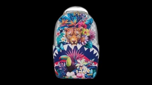 Sprayground Sharktropica Backpack Multicolor