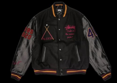 Stussy 40th Anniversary IST Jacket Black