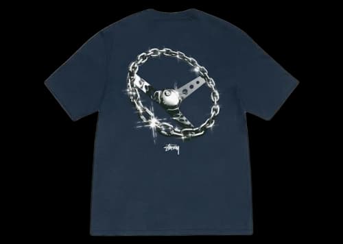 Stussy Chain-Link T-shirt Navy