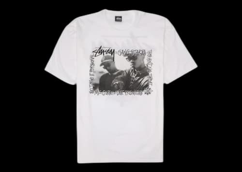 Stussy Gang Starr Take It Personal Tee White