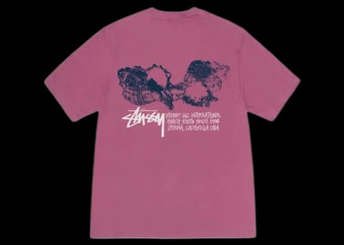 Stussy Shells Tee Berry
