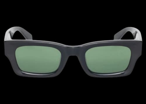 Stussy Vincent Sunglasses Black/Green Lens