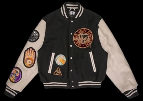 Stussy x Dries Van Noten Varsity Jacket Black