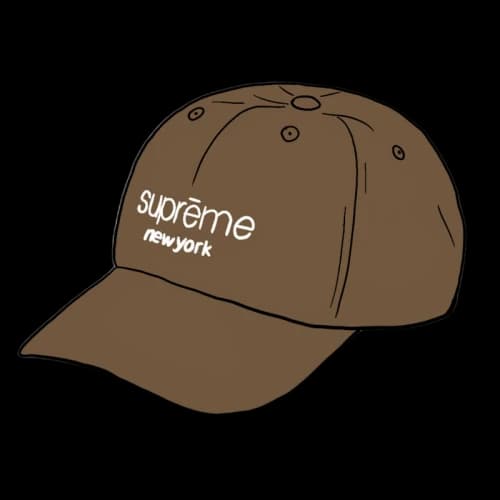 Supreme 2-Tone Canvas 6-Panel Yellow