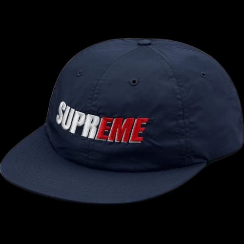Supreme 2-Tone Nylon 6-Panel Navy